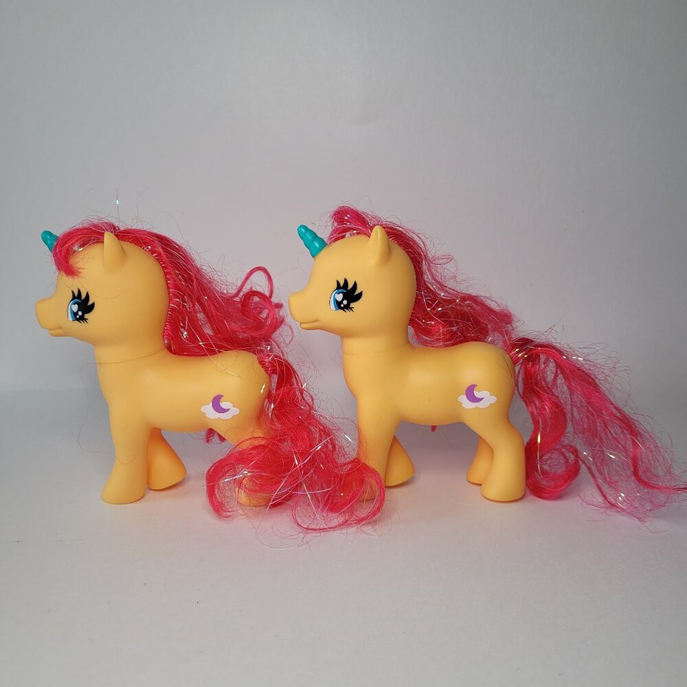 Gi-Go Wonder Pony Land Lot Unicorn & Pony Figure Set of 7 Retro - Picture 16 of 16